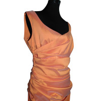 Talbot Runhof Apricot silk dress