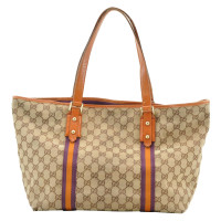 Gucci Sac fourre-tout en Toile en Marron