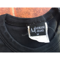 Armani Jeans Top en Coton en Noir