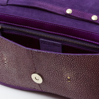 Christian Dior Shoulder bag Suede in Violet