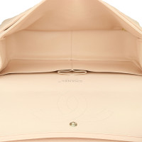 Chanel Classic Flap Bag Jumbo Leer in Huidskleur