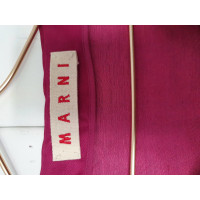 Marni Jacke/Mantel aus Seide in Fuchsia