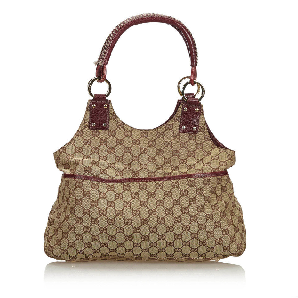 Gucci Borsa a tracolla in Tela in Beige