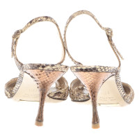 Dolce & Gabbana Sandaletten aus Schlangenleder
