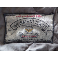 Armani Jeans Jacke/Mantel aus Baumwolle in Braun