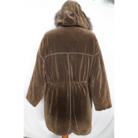 Armani Jeans Jacket/Coat Cotton in Brown