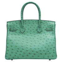 Hermès Birkin Bag 30 aus Leder in Grün