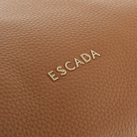 Escada Clutch Bag Leather in Brown