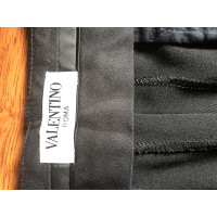 Valentino Garavani Paire de Pantalon en Laine en Noir