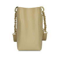 Chanel Grand  Shopping Tote aus Leder in Beige