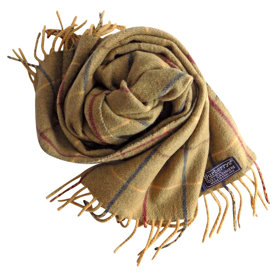 Burberry Green cashmere scarf