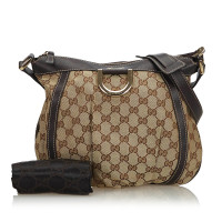 Gucci Schoudertas Canvas in Beige