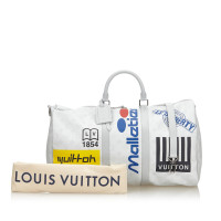 Louis Vuitton Borsa da viaggio in Tela in Bianco