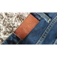 Acne Jeans Katoen in Blauw