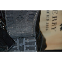 Burberry Stiefeletten aus Leder in Schwarz
