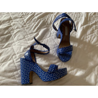 Tabitha Simmons Sandals Leather in Blue