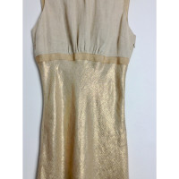 Tory Burch Kleid aus Leinen in Gold