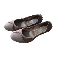 Tod's Chaussons/Ballerines en Daim en Beige