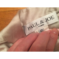 Paul & Joe Kleid aus Seide in Silbern