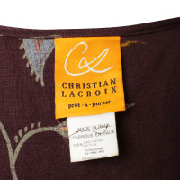 Christian Lacroix Linen dress with pattern