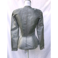 Mugler Jacket/Coat in Silvery