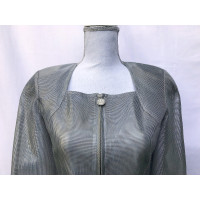 Mugler Jacket/Coat in Silvery