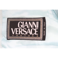 Gianni Versace Blazer en Laine en Bleu