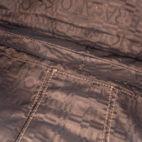 Salvatore Ferragamo Clutch Bag Leather in Brown