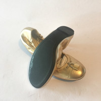 Louis Vuitton Mocassini/Ballerine in Pelle verniciata in Oro