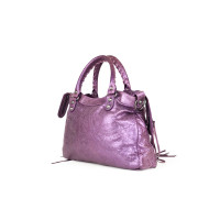 Balenciaga City Bag Leer in Violet