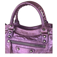 Balenciaga City Bag en Cuir en Violet