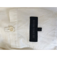 Ann Demeulemeester Jacket/Coat Cotton in Cream