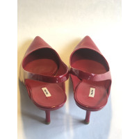 Miu Miu Sandals Patent leather in Red