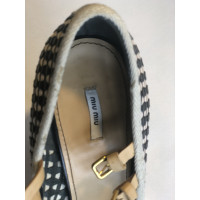 Miu Miu Pumps/Peeptoes Leer in Blauw