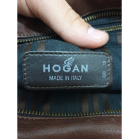Hogan Tote bag Leer in Bruin