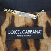 Dolce & Gabbana Veste/Manteau en Laine en Noir