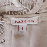 P.A.R.O.S.H. Vestito in Seta in Color carne