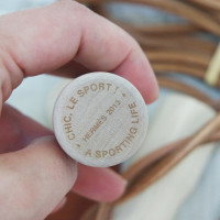 Hermès Accessoire aus Leder in Beige