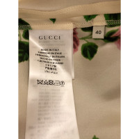 Gucci Trousers Silk in Beige