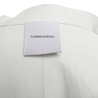 Costume National Leather jacket in beige