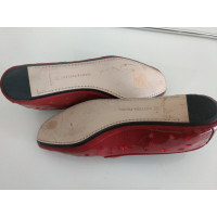 Bottega Veneta Slippers/Ballerinas Patent leather in Red