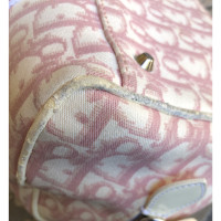 Christian Dior Handtasche aus Canvas in Rosa / Pink