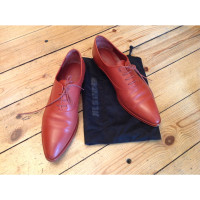 Jil Sander Lace-up shoes Leather in Orange