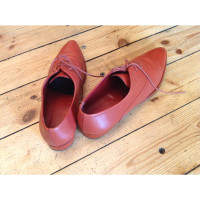 Jil Sander Lace-up shoes Leather in Orange