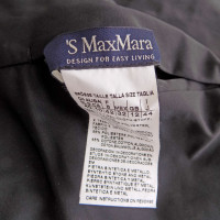 Max Mara Giacca/Cappotto in Cotone in Nero