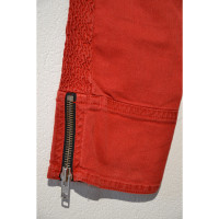 Isabel Marant Etoile Trousers Cotton in Red