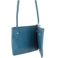 Vince Shoulder bag Leather in Turquoise
