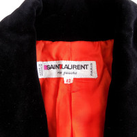Yves Saint Laurent Jacquard blazer met fluweel details