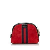 Gucci Ophidia small shoulder bag Suède in Rood