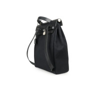 Hermès Backpack Canvas in Black